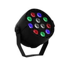 평면 LED Par 7x1 2w 7x18w RGBW 무대 워시 라이트 DMX512 컨트롤러 DJ 장비 디스코 나이트 클럽 쇼 및, [01] EU 플매트 카펫 러그, [02] 12X3W RGBW Black