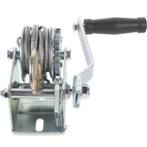 윈지 전동윈치수동 윈치 로딩 핸드 기어 크랭크 트레일러 보트 금속 미니 500lb 해양 견인, 01 As Shown