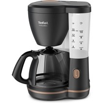 이지 에스프레소 드립 필터 커피 머신 메이커 포트 1.25L 블랙 Tefal