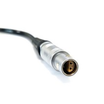 견고한 DC 5.5*2.5mm 수-LEMO 4 핀 암 코일 전원 케이블 Z 캠 E2 ZCAM 캠코더 용, 한개옵션0
