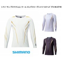 시마노(SHIMANO) 롱 슬리브 셔츠 리미티드 프로 IN-071R, 네오블랙