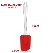작은 실리콘 크림 버터 케이크 주걱 반죽 스크레이퍼 브러시 거품기 베이킹 도구 1 팩 주방, 13 Large Red