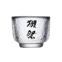 DASSAI 다싸이 준마이 다이긴조 헤머링패턴 핸드메이드 크리스탈 일식 소형 사케글라스 50ml, 6개