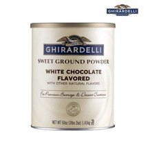 Ghirardelli 기라델리 스위트 그라운드 화이트 초콜릿 코코아 파우더 1.41kg, 1캔