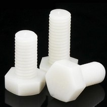 봉플라스틱육각볼트 PVDF 옵션선택 M10 M12 M16, 1개, 01) PVDF/10X20/10개