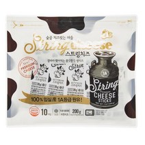 임실치즈 숲골 치즈빚는 마을 스트링 치즈, 200g, 4개
