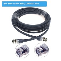 BNC LMR400 케이블 남성 LMR 400 코드 50 옴 50-7 RF 동축 확장 점퍼 피그 테일 어댑터 BEVOTOP, [11] 30M, [01] BNC M to BNC M