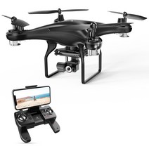 스냅테인 SP600N 2K 촬영용 드론 짐벌 탑재 GPS 5G 지원, Black