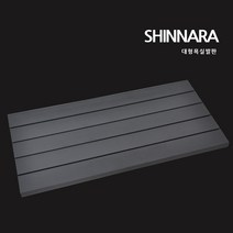 고급스러운 그레이 PS욕실발판 대형 현관발판 베란다발판, 그레이 대형 90cm