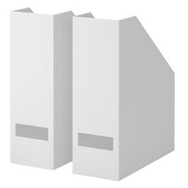 이케아 TJENA 데스크 책상 서류철 서류정리 파일꽂이, 화이트, 6개