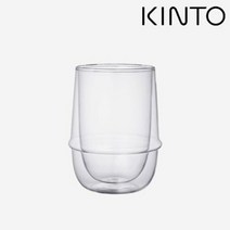 킨토 크로노스 카페 이중내열유리 아이스티컵(잔) 350ml / 물컵, 단품