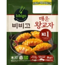 CJ더마켓 만두 냉동 식품 간편 탑티어 비비고 매운왕교자 만두 김치 고기 야채 군만두 385G 2개, 2세트