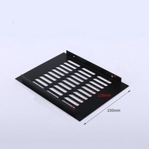시스템루버 알루미늄 합금 환풍구 넓은 통풍구 천공 시트 웹 공기 환풍 샷다그릴 갤러리창, Width 150MM, length 600MM