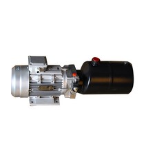 사각 수평 12L 유압파워팩 엘리베이터 리프팅 전원, 2.2KW220V 단방향 6L 원형 수평