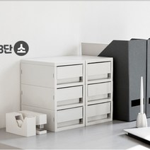 깔끔 미니서랍 3단 정리함 머리핀 책상위 약 문구류, 사이즈, 중형