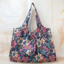 대용량 대형 마켓 식자제 마트 장 바구니 숄더 에코 쇼핑 백 가방 60cm 접이식, 13