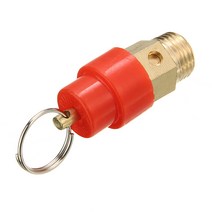 1/4 'bsp 120PSI 공기 압축기 안전 릴리프 밸브 압력 릴리스 조절기 배관/용기 직경 9mm, 한개옵션0