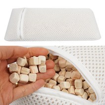 예담 편백나무 큐브 순면 베개 베개속 피톤치드 편백나무칩, 3D메쉬(화이트)