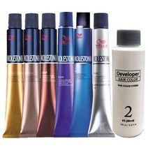 웰라 콜레스톤 퍼펙트 염색약 80g+산화제+염색비닐+장갑, 웰라/딥(새치커버-8/07 베이지 브라운