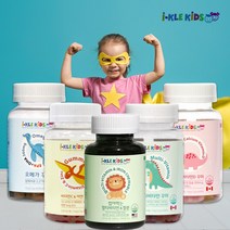 [1+1] 어린이 종합영양제 아연 칼슘 철분 비타민D 영양제 젤리 꾸미 키즈 멀티비타민 오메가3, 05.[에너지생성] 멀티비타민&철분 90정, 03.[두뇌발달] 오메가 꾸미 60
