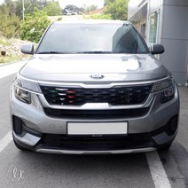 간지 셀토스 그릴 포인트 커버 스타일링 튜닝 데칼 스티커 익스테리어 용품, G.퍼포먼스(조수석)