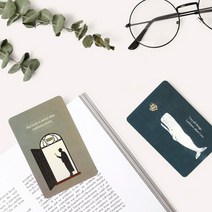 세계문학 3D 렌티큘러 북마크 일러스트 포토카드 책갈피 카드, 앤