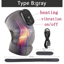 임산부 다리마사지기 사지압박순환장치 주열기 가열 무릎 마사지 진동 충전, B형