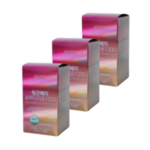 링곤베리 글루타치온 600mg x 120정 핀란드산 링곤베리주스농축액 석류착즙, 3개