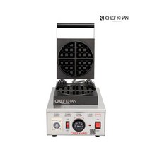 쉐프칸 간식만들기 벨기에와플기계 1구 3x3 CFK-201