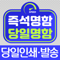 즉석명함 당일명함 소량명함/10장부터 인쇄/당일발송/당일 방문수령, 반누브240g, 양면, 40장