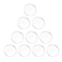 25mm NFC 태그 홀더 방수 코인 저장 케이스 1 인치 NFC 카드 태그를위한 투명 코인 캡슐 10 of 10의 주최자 팩, 투명한