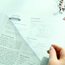 50매입 OHP필름 A4 레이저 프린터 인쇄용 대용량 투명 필름지