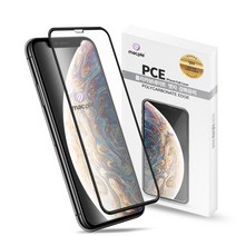 맥플 폴리카보네이트 엣지 강화유리필름 아이폰 11 pro max X S 7 8, 1개