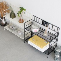퀴진 컬렉션 철망선반(대)-2color, 색상:아이보리(KG8173N)