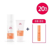웰라 인비고 손상케어&스타일링(샴푸&컨디셔너)세트+스프레이GIF, 인비고 손상케어&스프레이세트