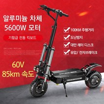 BOYUEDA S3 60V 전기킥보드 듀얼 스쿠터 고속주행 접이식, 기본형