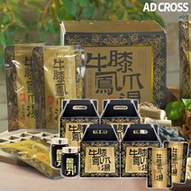 [애드크로스 홈쇼핑] 백세시대 체령증진 활력보강 우슬봉조탕 닭발 엑기스 용골환 세트, 80ml, 4개