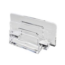 COM.TOP - 아크릴 편지 분류기 - 로즈 골드 봉투 편지 카드 정리함 사무용품 책상 액세서리 6.38