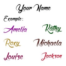 네임스티커 의류 어린이집 골프채 개인 맞춤 이름 비닐 벽 데칼/스티커-자동차/트럭 창-텍스트 도어 스티커, 01 Black_03 18x6cm