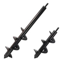 전동 땅파기 드릴날 원예 오거비트, A.8x22cm