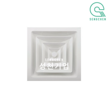 금강산업 각형 디퓨져(행거형)(125파이) (1BOX=12EA), 아이보리