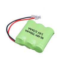 무선전화기 유뮤선전화기 레트로 1-3 개 2/3AAA 3.6V 700mAh Ni-MH 충전식 배터리 팩 무선 전화기 용 플러, 01 1pcs