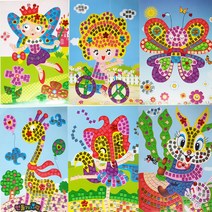 만들기자랑eva모자이크 12종/모자이크/eva /만들기재료/스티커, eva모자이크-여우