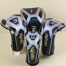 honma 혼마 골프 클럽 세트 1호 목제 클럽 세트 볼 헤드 우드 퍼터 커버 캡 세트, 베레스 3 페어웨이 우드 FW 우드