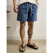 남자 여름 데님 밴딩 청반바지 3컬러