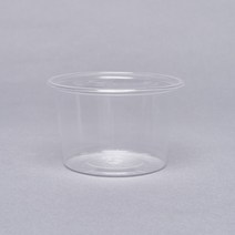 다용도 원형 용기 밥컵 다용도 국컵 5호 대 투명 370ml, 200개
