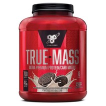 BSN TRUE-MASS Weight Gainer Cookies & Cream 비에스엔 트루 매쓰 웨이트 게이너 쿠키앤크림 2.64kg