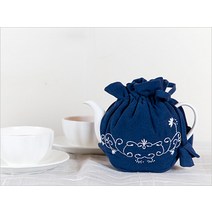 네이비 패턴 부채티코지, 티코지, Small(S)