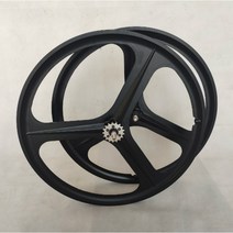 픽시 휠셋 삼발이 700CC 카본 로드 휠 산약 림 탄소 수리 바이크 자전거 튜닝 초경량, 흰색 뒷바퀴, 1개