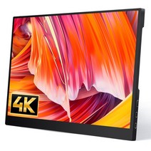 2022년 휴대용 4K 터치 디스플레이 15.6 인치 듀얼 서브 보조 모니터, 15.6인치 4K 터치 중력 센서